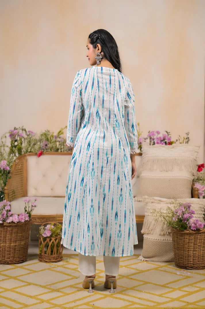 Coastal Breeze Printed Suit Set