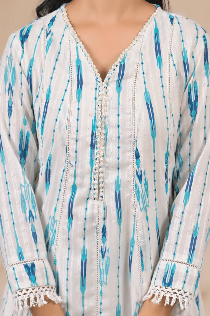 Coastal Breeze Printed Suit Set