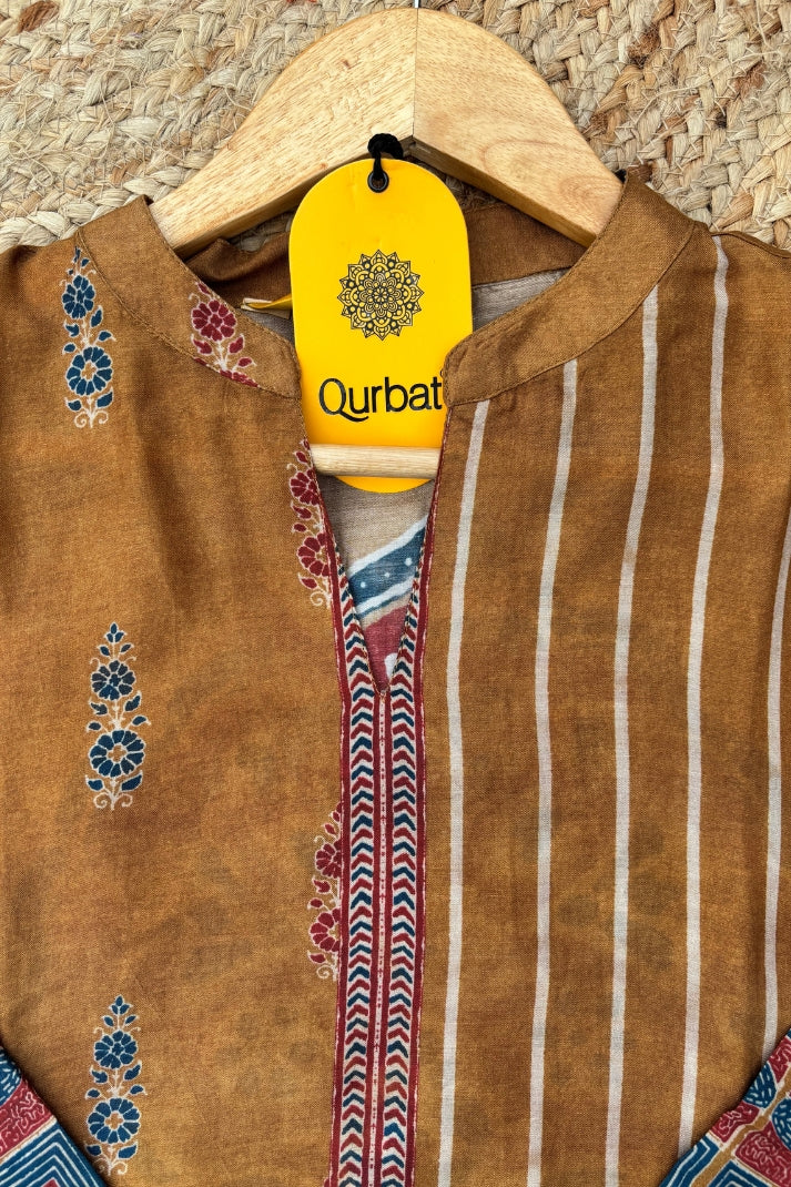 Mustard Muslin Short Kurti – Vibrant, Comfortable & Stylish