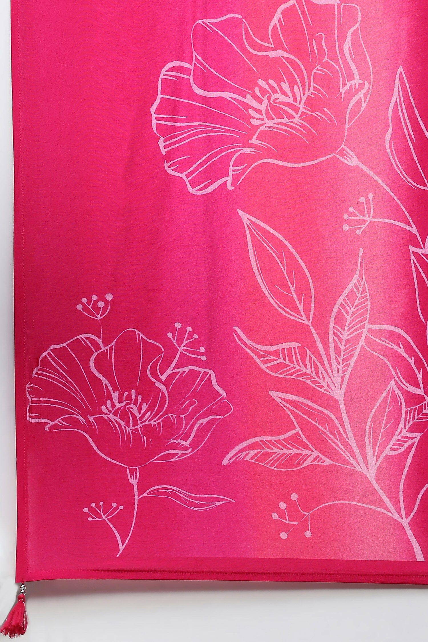 Magenta Digital Print Suit Set for Women with Hand Embroidery on Neck – Chic & Traditional - Qurbat