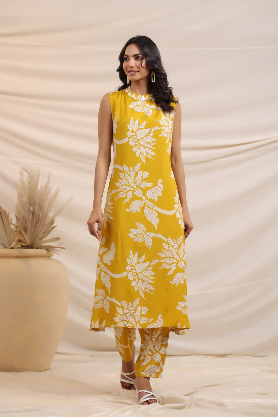 Mustard Co - ord Set - Qurbat