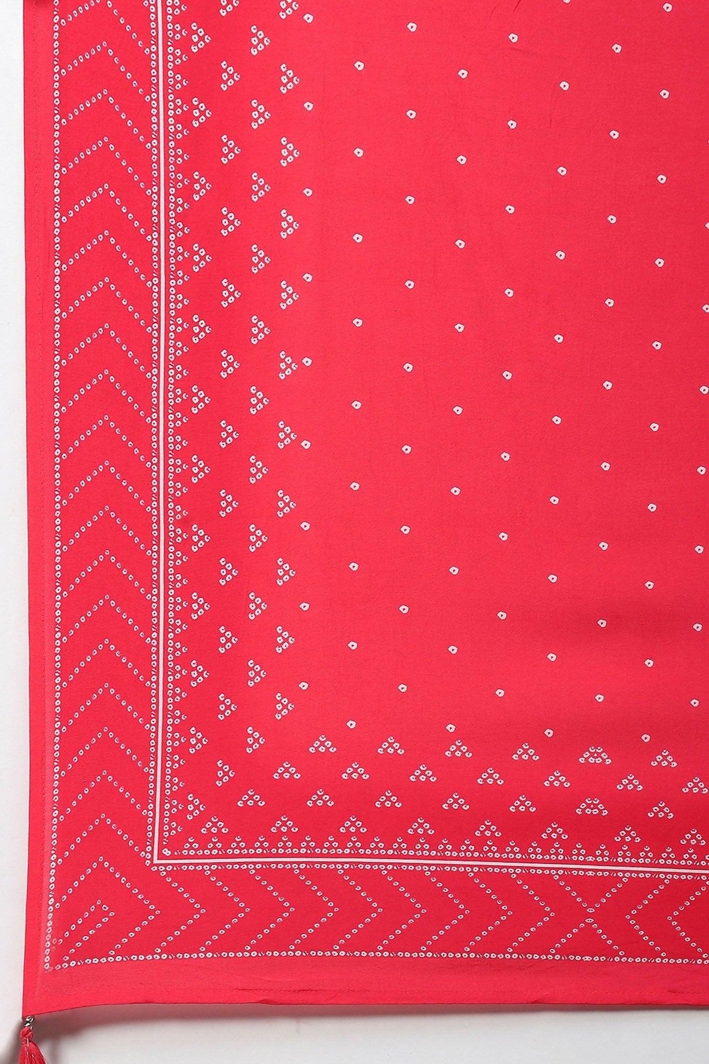 Pink Digital Print Suit Set for Women with Zari Embroidery - Qurbat