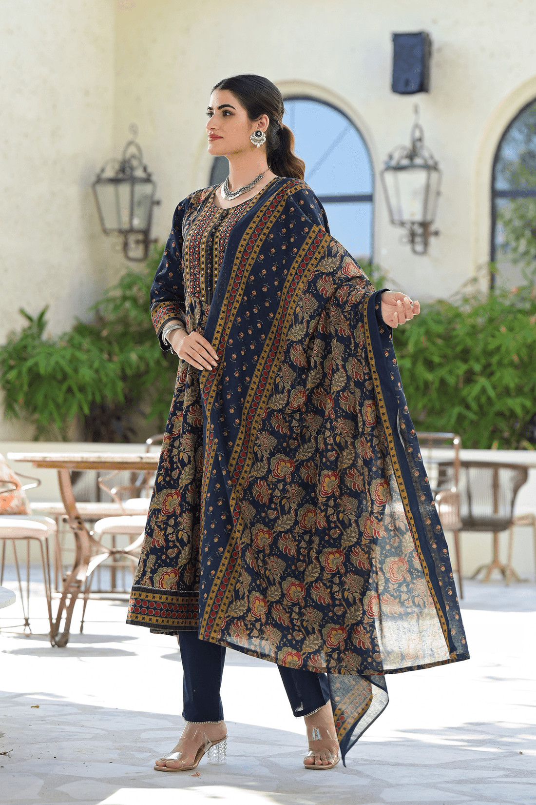 Three - Piece cotton Suit Set - Qurbat