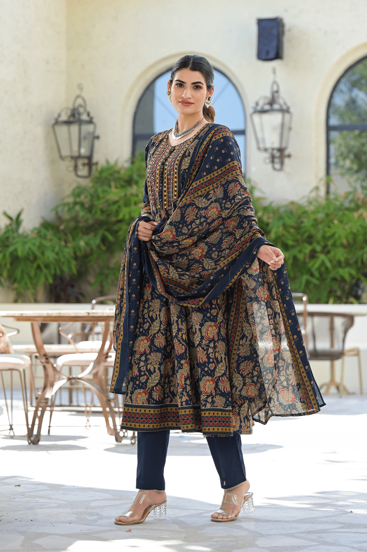 Three - Piece cotton Suit Set - Qurbat