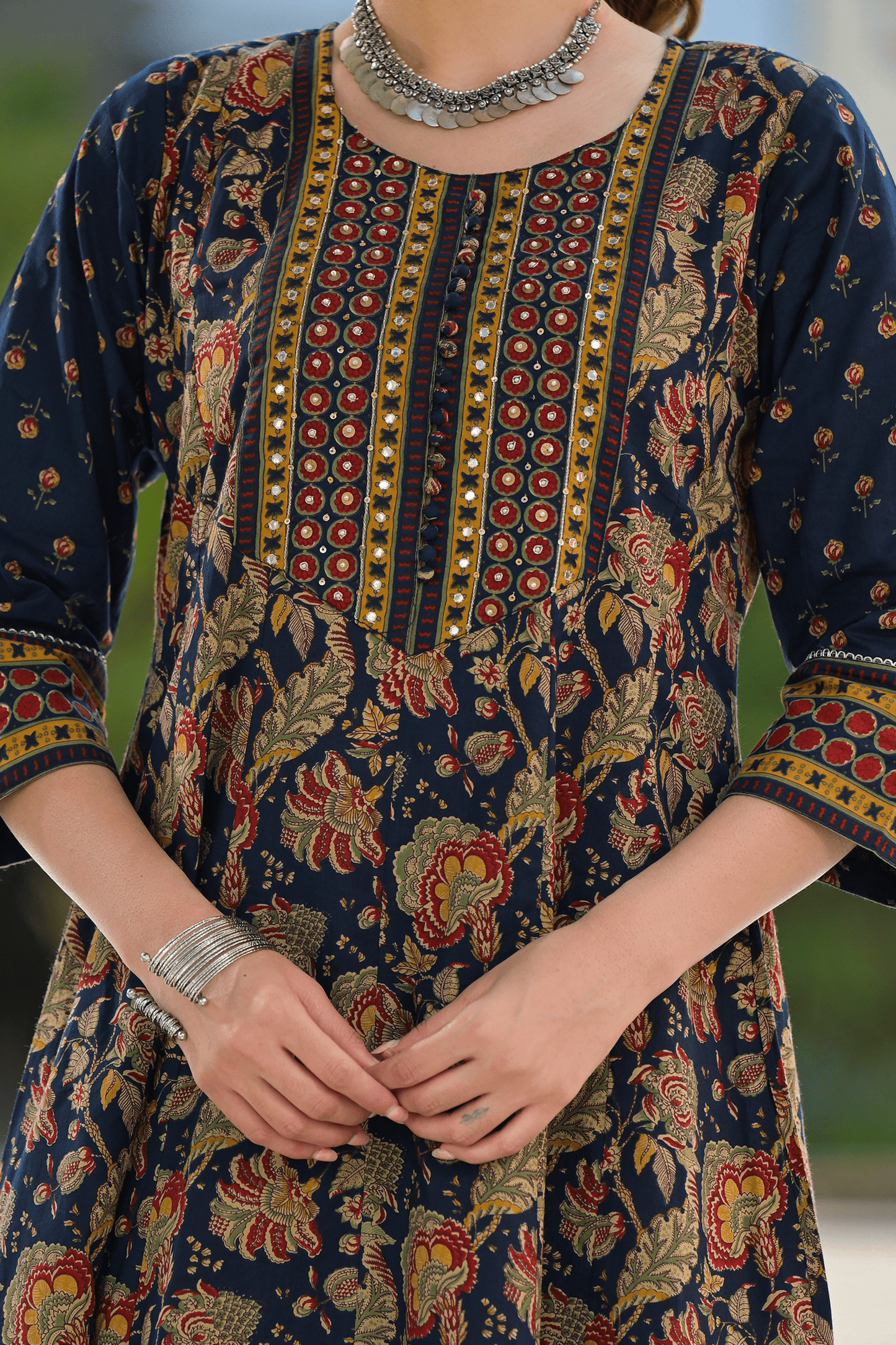 Three - Piece cotton Suit Set - Qurbat
