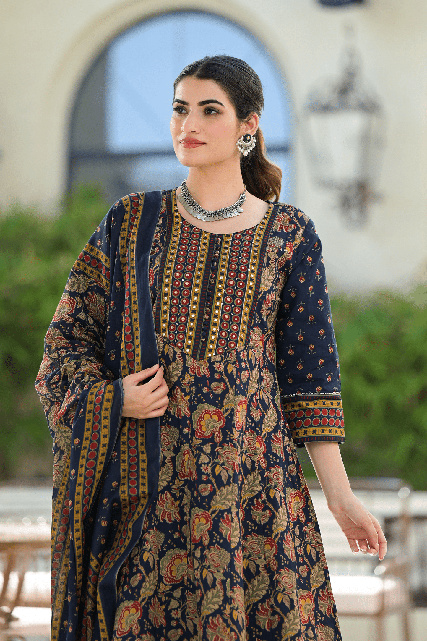 Three - Piece cotton Suit Set - Qurbat
