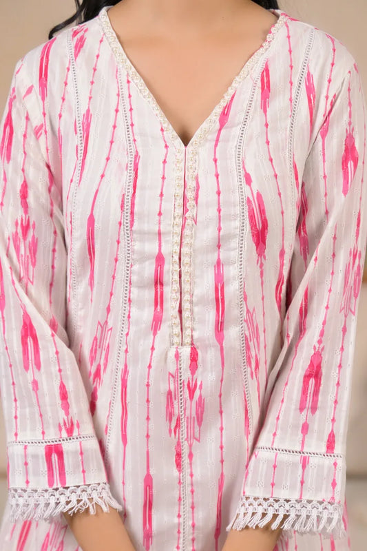 Blossom Hues Printed Suit Set