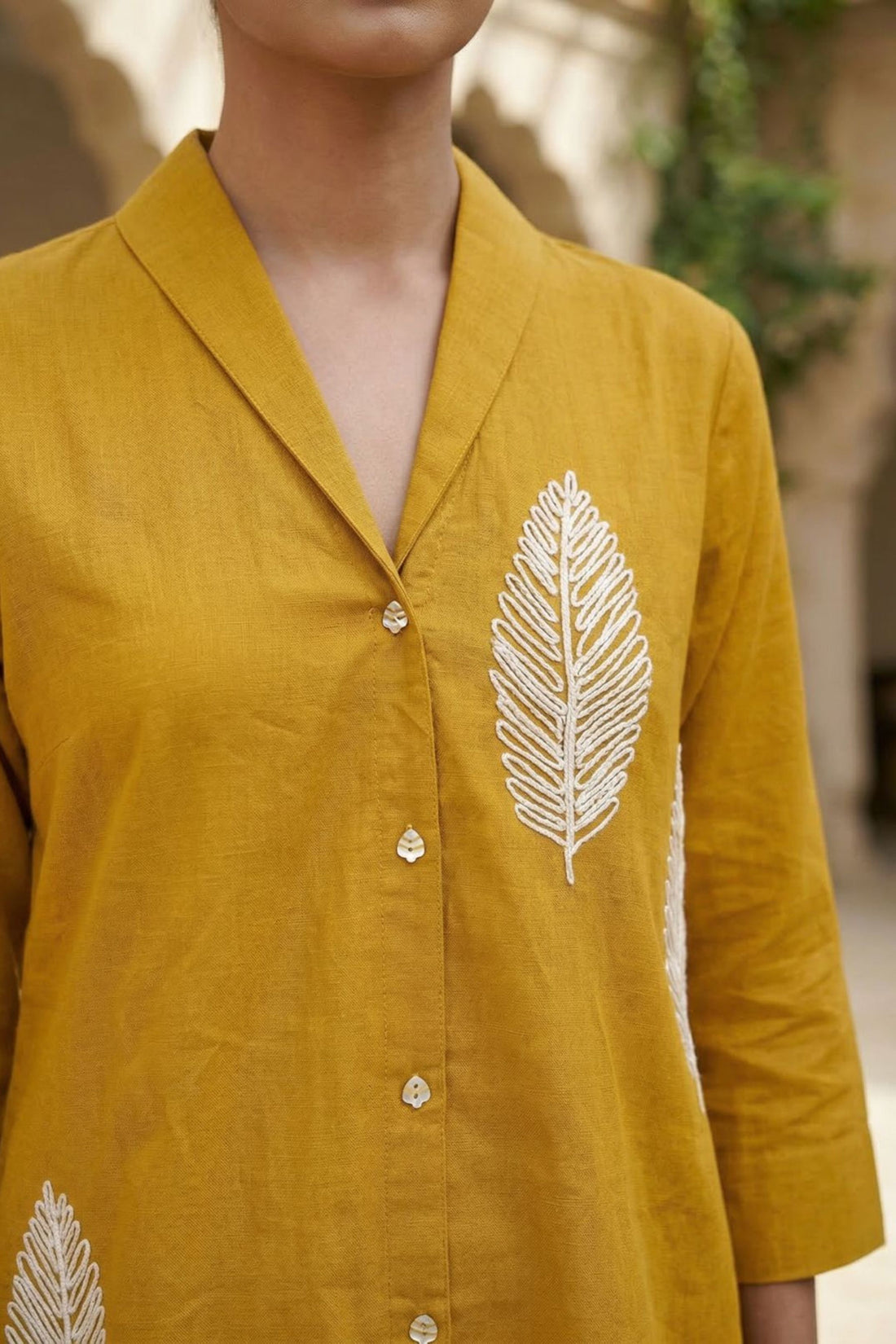 Mustard Cotton Flex Co-Ord Set