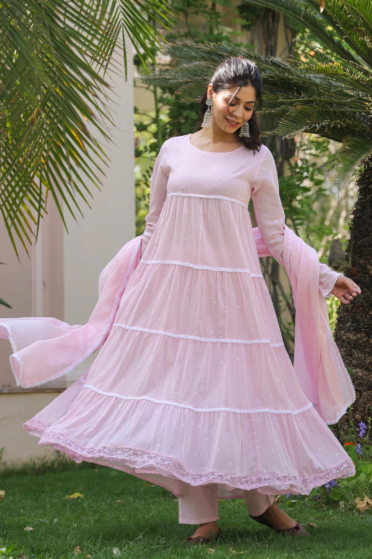 Rosewater Tiered Suit Set