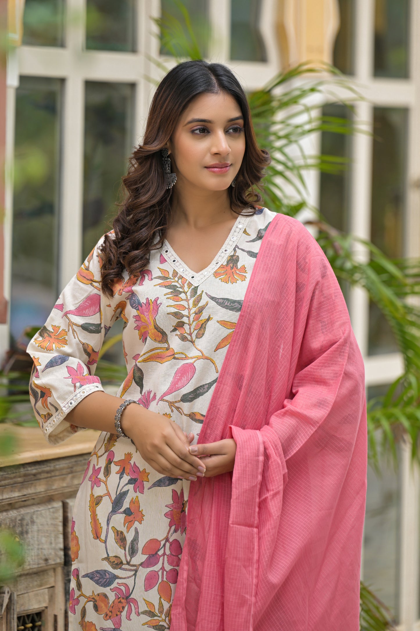 Multicolor Printed Crepe Co-ord Set