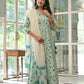 Green Cotton 3-Piece Suit Set