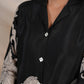 Black Silk Digital Printed Co-ord Set