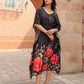 Midnight Bloom Kaftan Dress