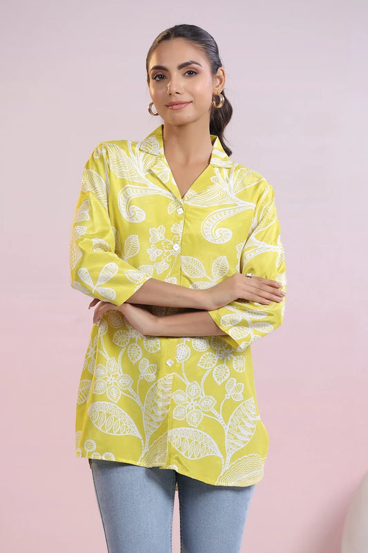 Lemon Digital Print Kurti