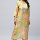 Magenta Pink Bandhani Muslin Printed Kurta for Women – Elegant & Vibrant
