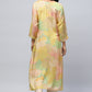 Magenta Pink Bandhani Muslin Printed Kurta for Women – Elegant & Vibrant 4 