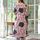 Abstract Bloom Printed Anarkali Suit Set
