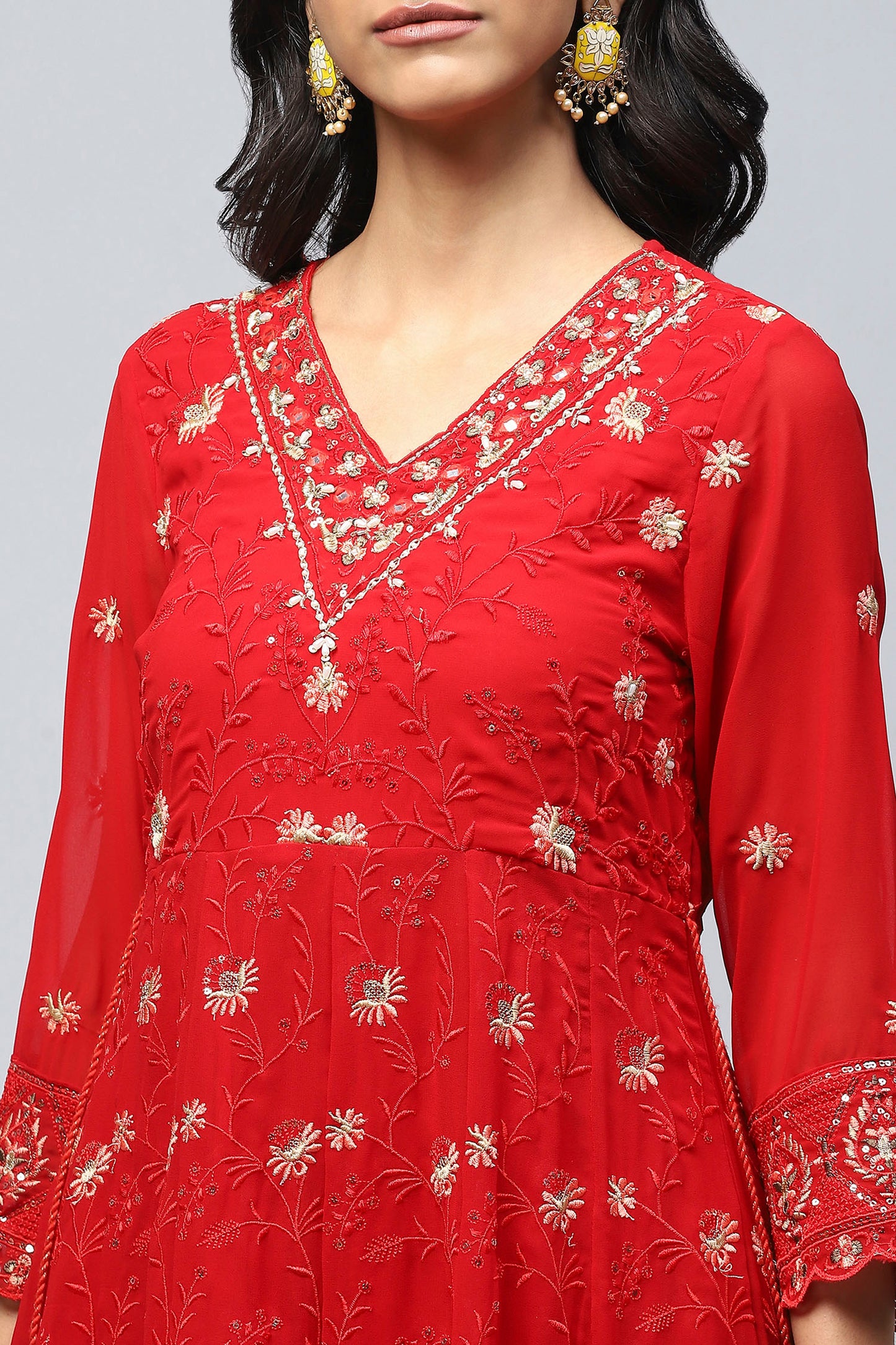 Rani Neck Embroidery Suit Set for Women