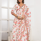 Ethereal Floral Print Anarkali Suit Set