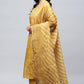 Yellow elegant Printed Suit Set for Women with Hand Embroidery Readymade Suit My Store 