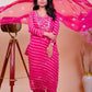 Bandhej Bliss in Hot Pink - Qurbat