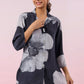 Black Russian Silk Short Kurti - Qurbat