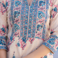 Ivory Bloom Printed Anarkali Suit Set