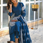 Amethyst Bloom Printed Kurta Set with Dupatta