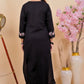 Elegant Black Kurta Set – A Fusion of Comfort & Style - Qurbat
