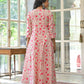 Elegant Floral Cotton 3 - Piece Suit Set - Qurbat