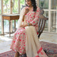 Elegant Floral Cotton 3 - Piece Suit Set - Qurbat
