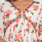 Ethereal Floral Print Anarkali Suit Set - Qurbat