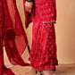 Graceful Bandhani Kurta with Sharara & Dupatta - Qurbat
