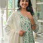 Green Cotton 3 - Piece Suit Set - Qurbat