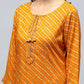 Mustard Bandhani Print Kurta - Qurbat