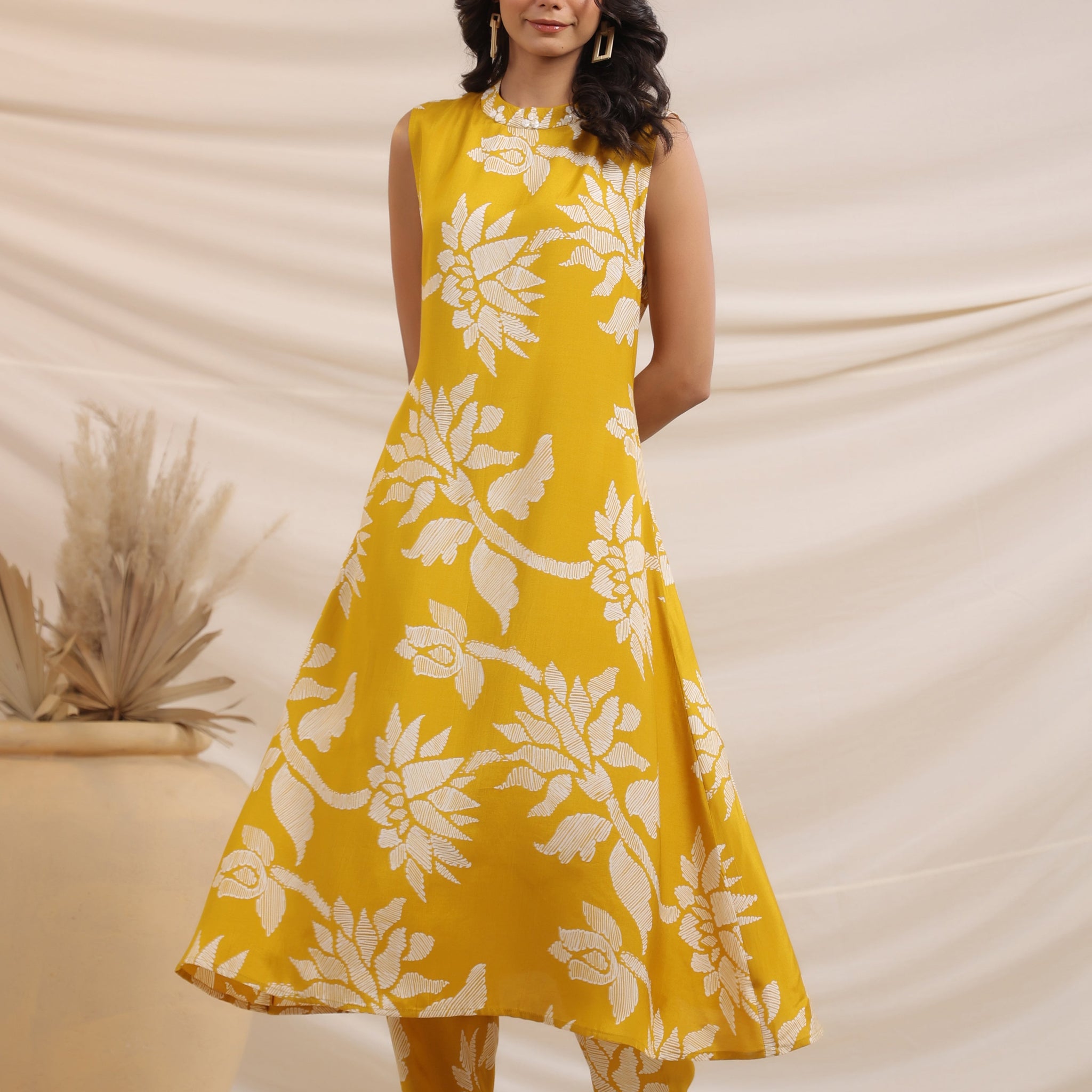 Mustard Co - ord Set - Qurbat