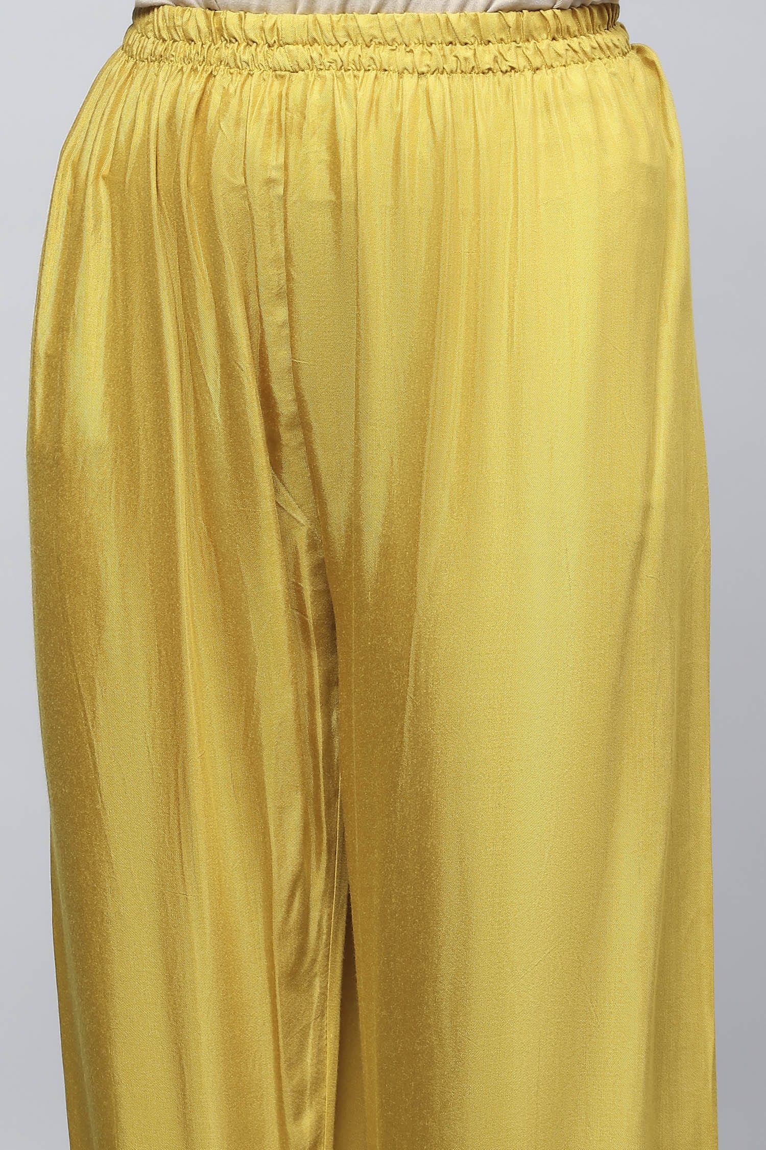 Mustard Digital Print with Handwork Suit Set for Women - Qurbat