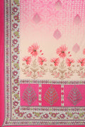Pink Digital Print Suit Set for Women – Chic & Contemporary - Qurbat