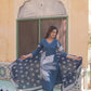 Amethyst Bloom Printed Kurta Set with Dupatta