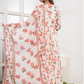 Ethereal Floral Print Anarkali Suit Set