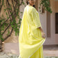 Sunshine Bloom Chikankari Suit Set - Qurbat