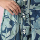 Teal Blue Digital Print Dress - Qurbat