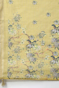 Yellow Angrakha Printed Suit Set for Women - Qurbat