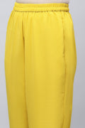 Yellow Embroidered Suit Set for Women - Qurbat