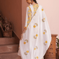 Yellow Floral Mirror Work Sharara Set - Qurbat