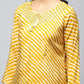Yellow Leheriya Printed Suit Set for Women – Vibrant & Traditional - Qurbat